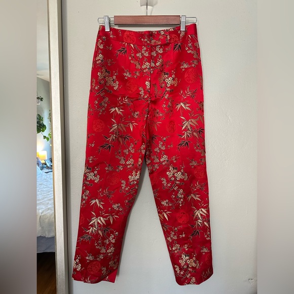 Etcetera Pants - Vintage Inspired Asian Brocade Pants Size 4